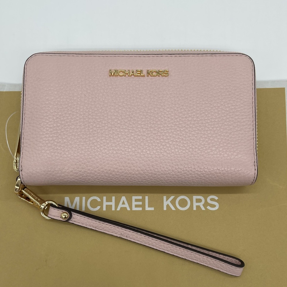 Michael Kors Large Flat MF Phone Case Wallet - Picture 1 of 9